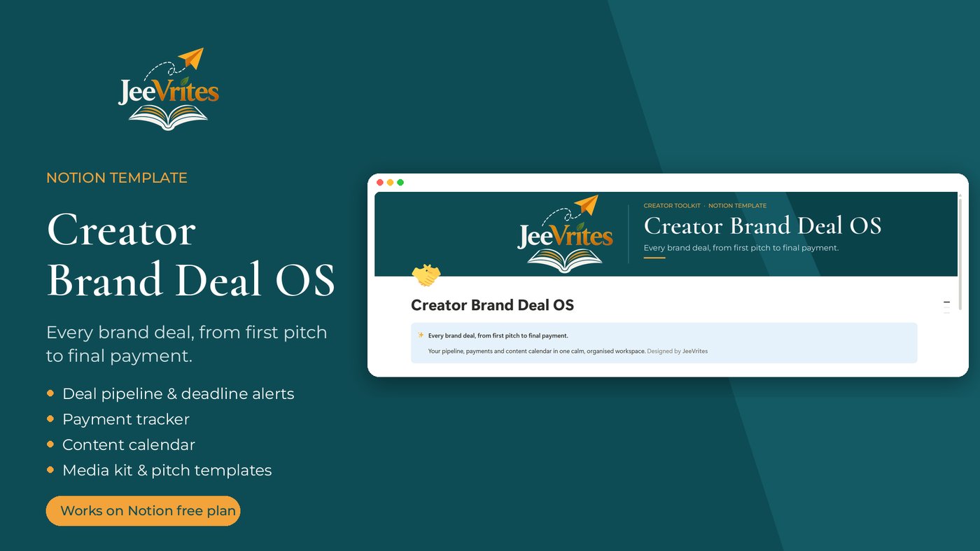 Creator Brand Deal OS